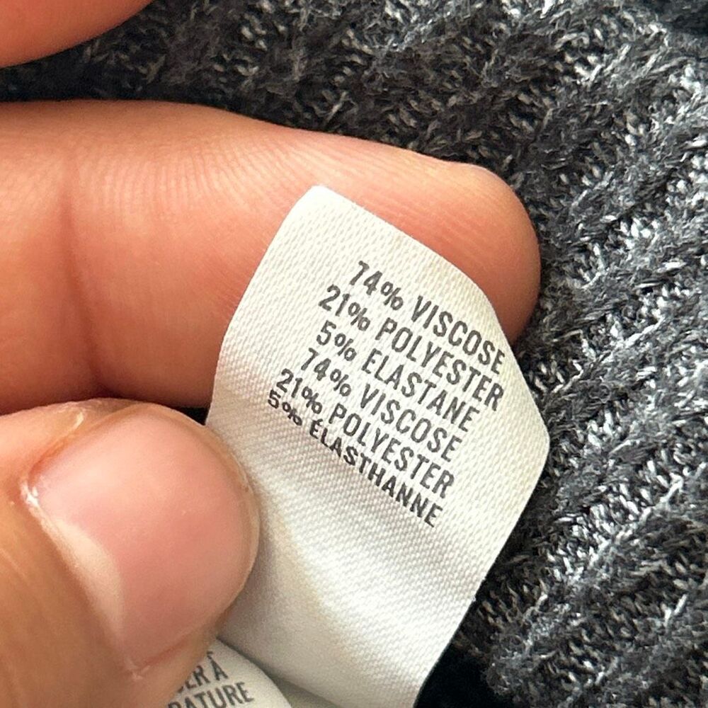 Aerie XS Cozy Knit Jogger Pants Gray Lounge Athleisure Soft - Picture 7 of 9
